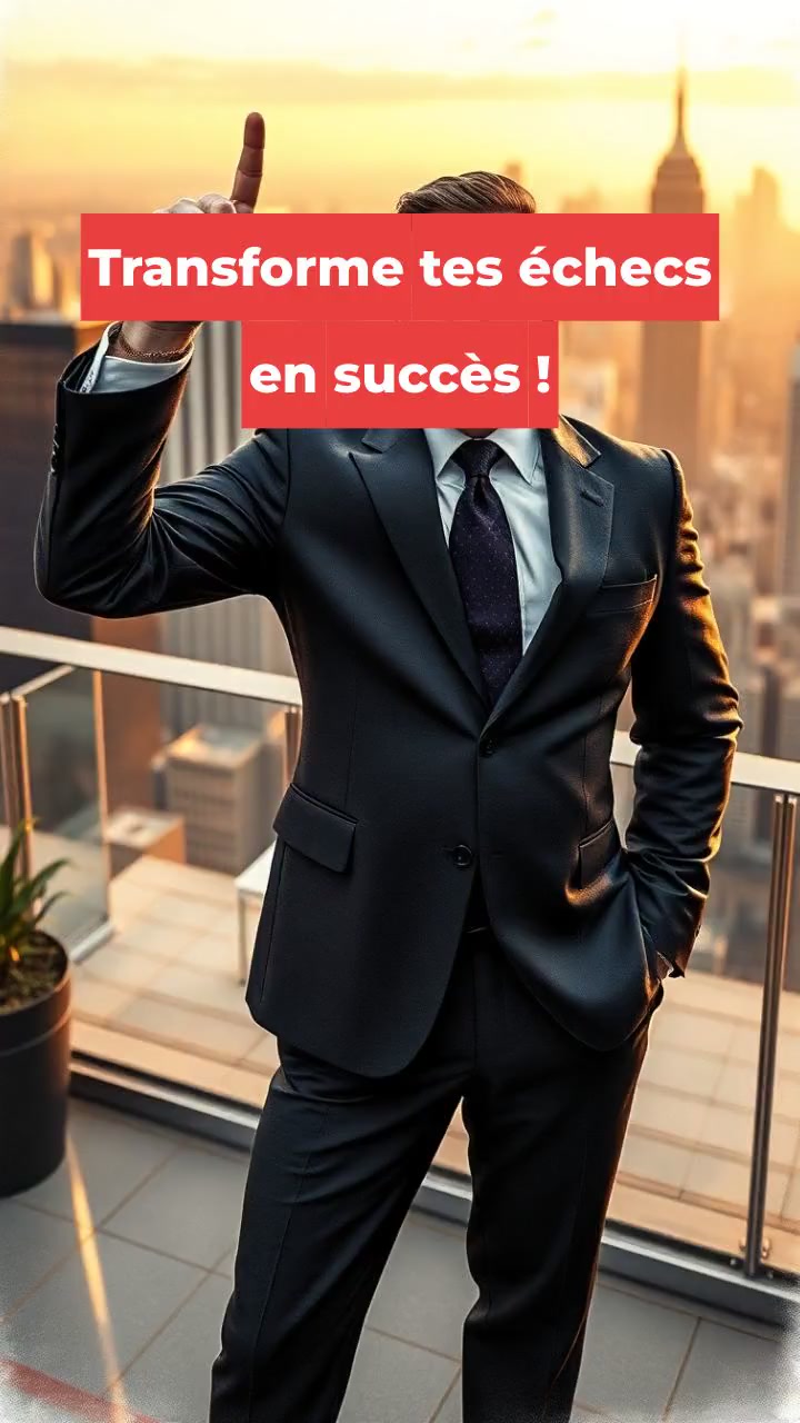 Transforme tes échecs en succès !