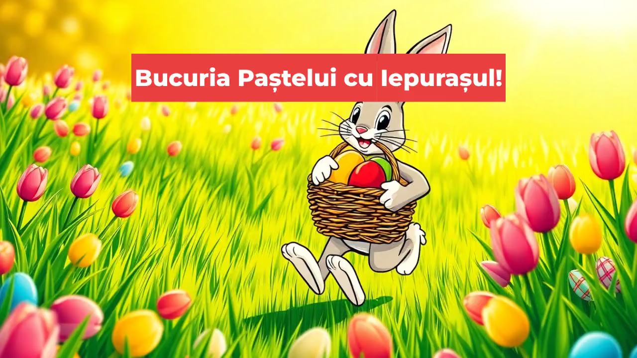 Bucuria Paștelui cu Iepurașul!