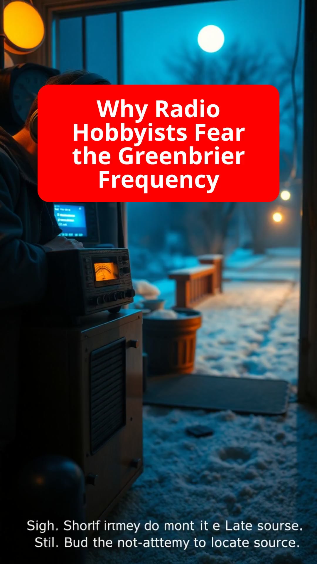 Mysterious Emergency Broadcast: Are We Being Watched?