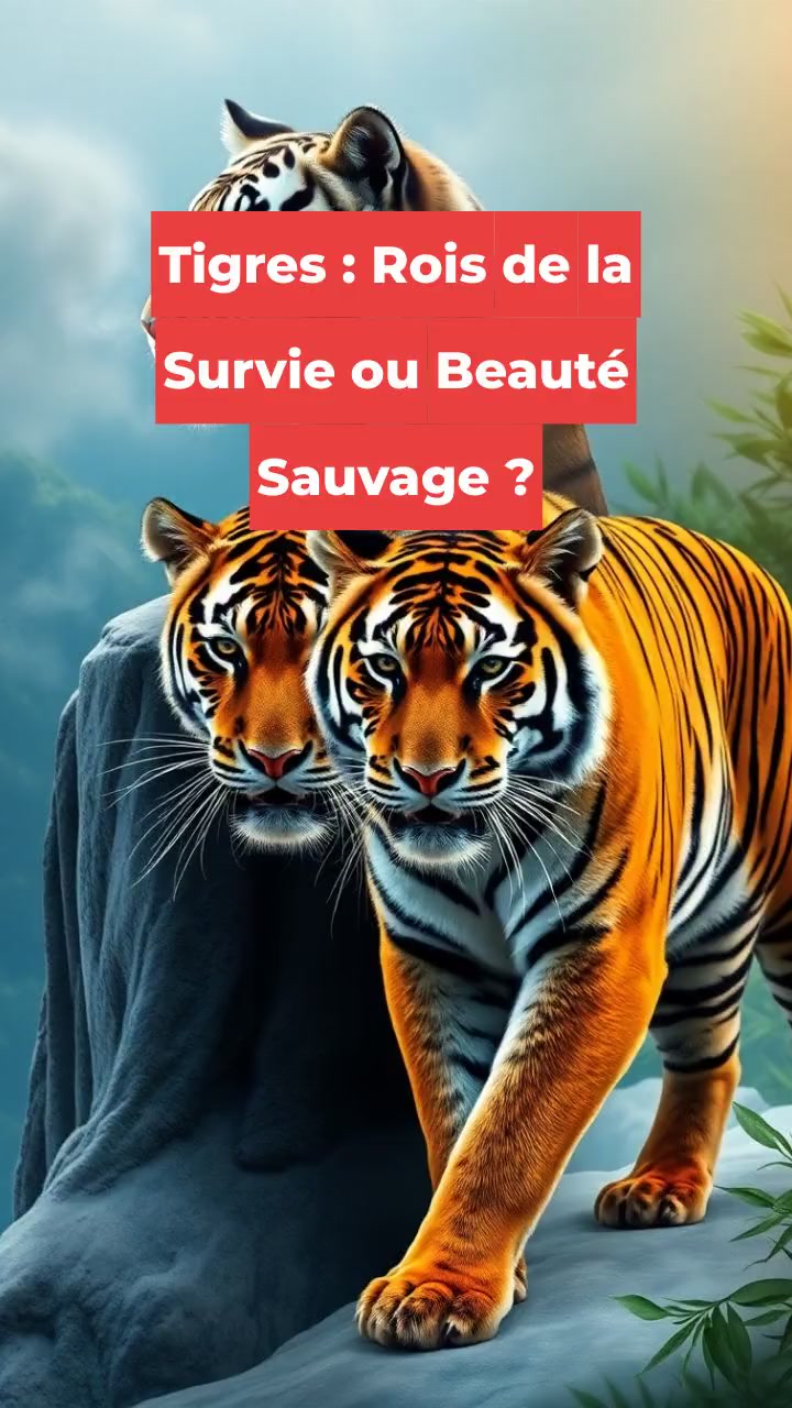 Tigres : Rois de la Survie ou Beauté Sauvage ?