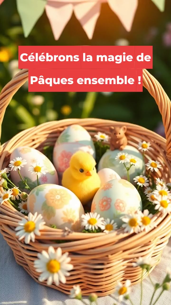 Célébrons la magie de Pâques ensemble !