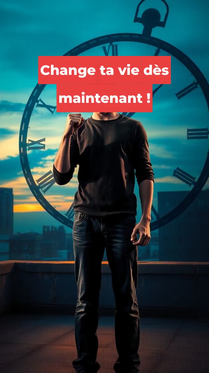 Change ta vie dès maintenant !