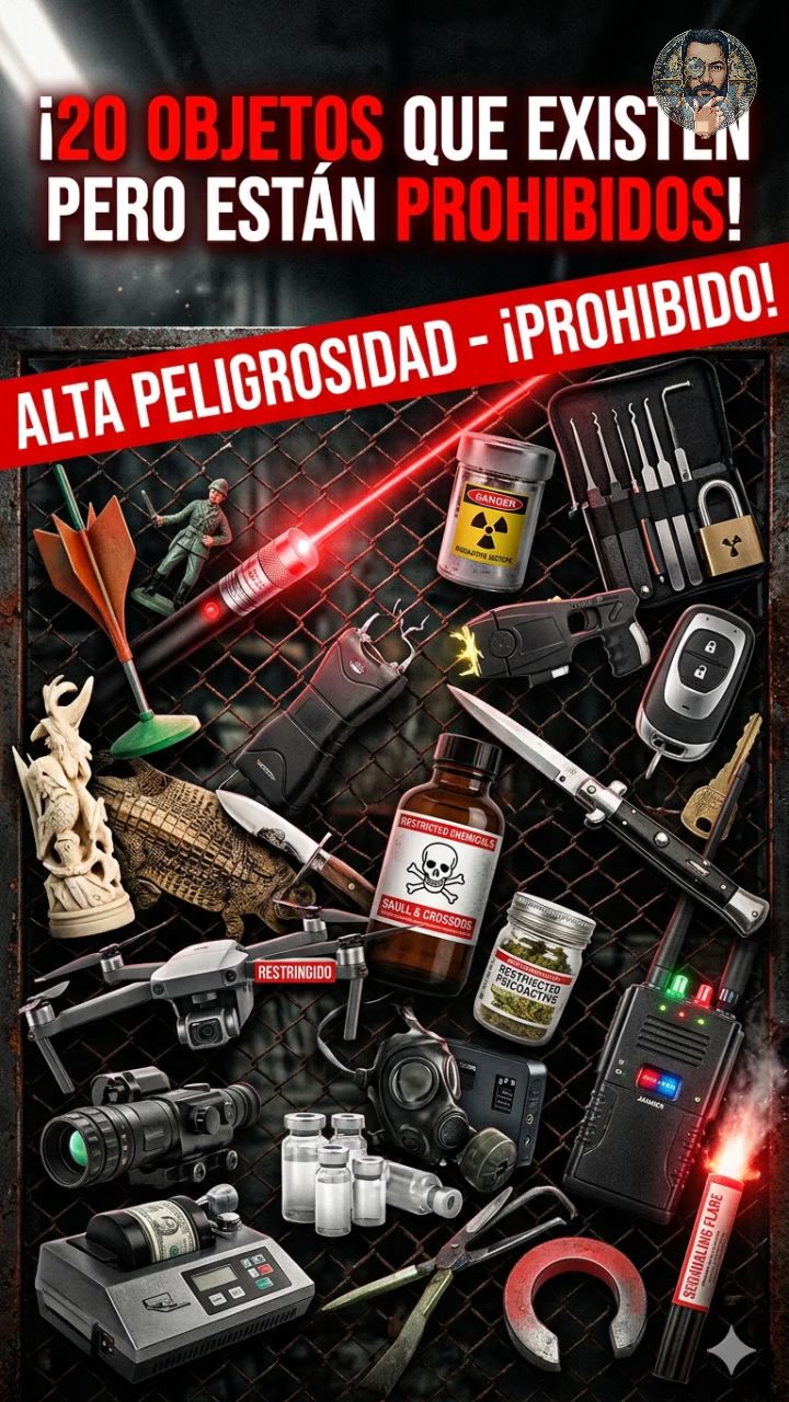 20 Objetos Prohibidos que Te Sorprenderán