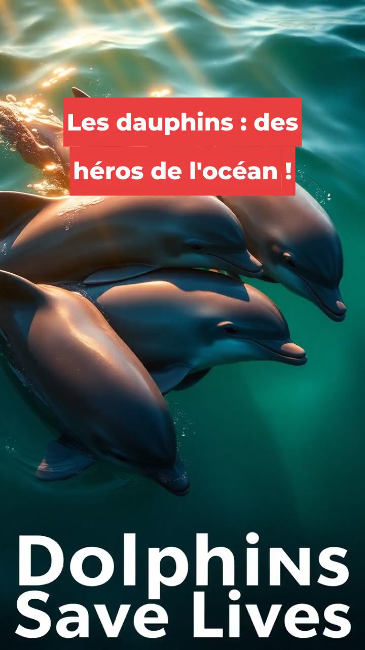 Les dauphins : des héros de l'océan !