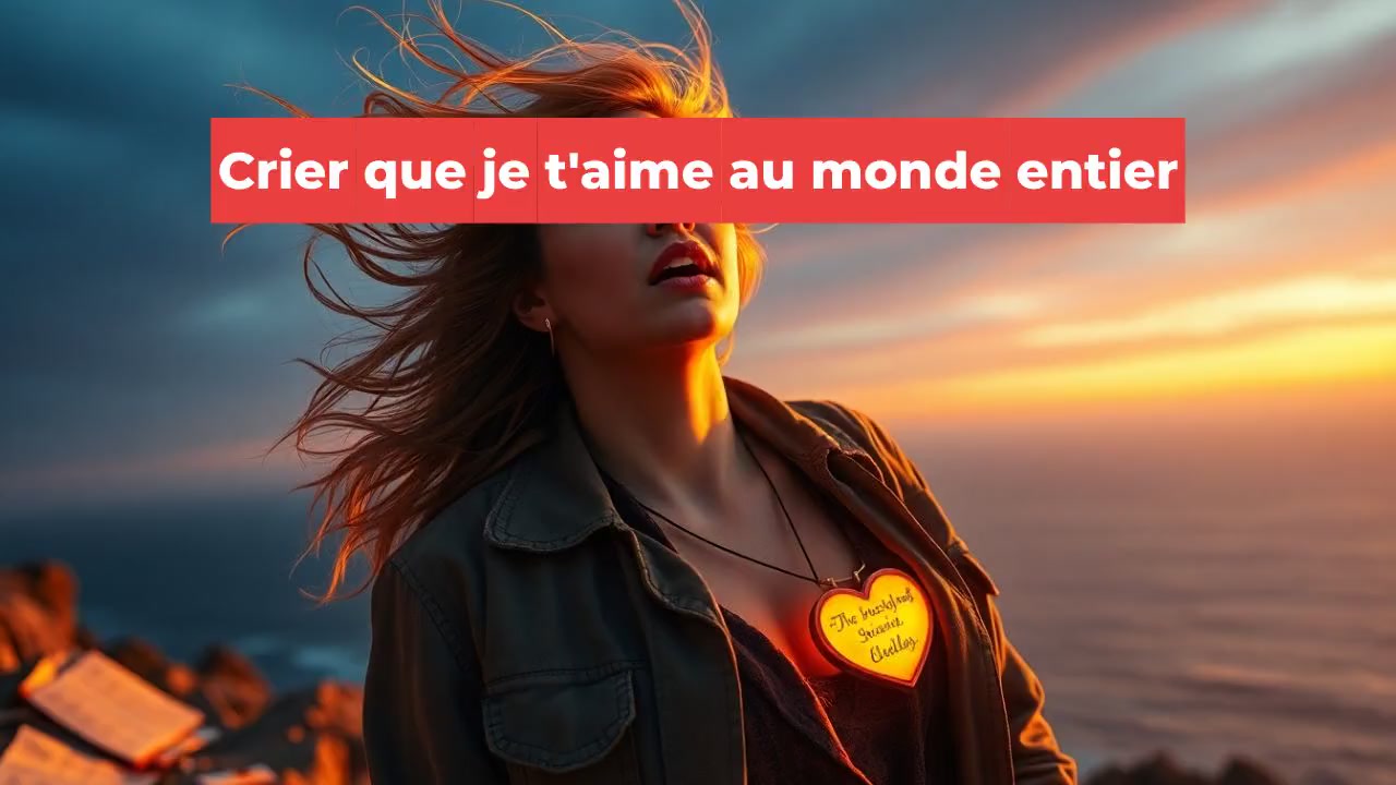 Crier que je t'aime au monde entier