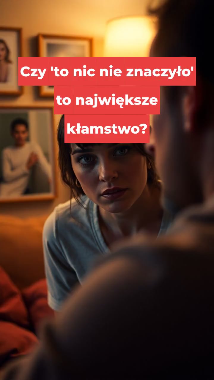 Czy 'to nic nie znaczyło' to największe kłamstwo?