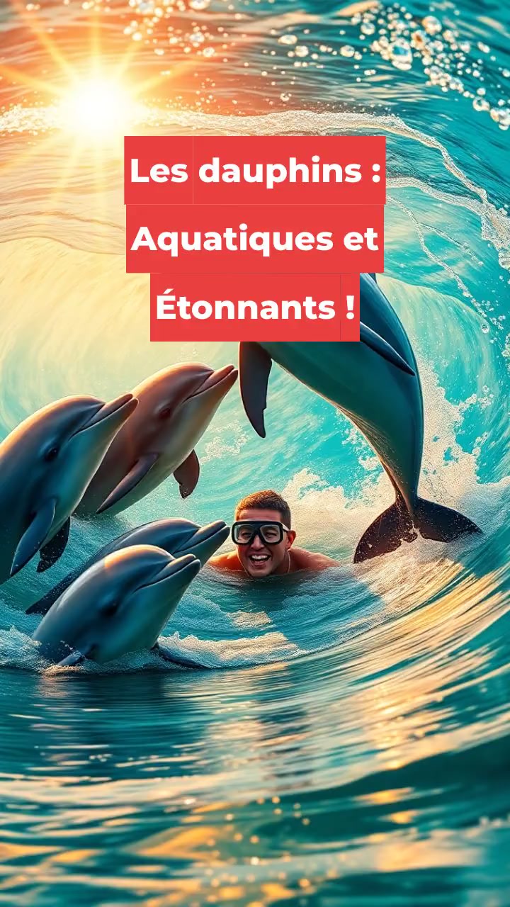 Les dauphins : Aquatiques et Étonnants !