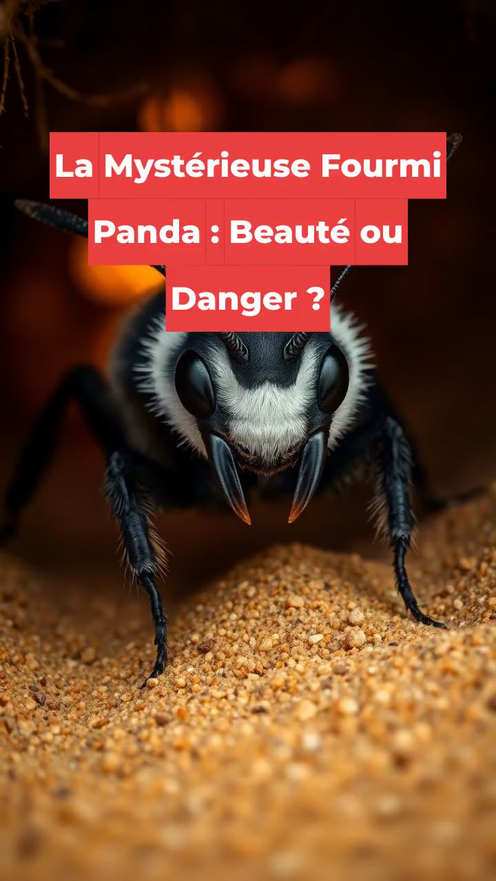 La Mystérieuse Fourmi Panda : Beauté ou Danger ?