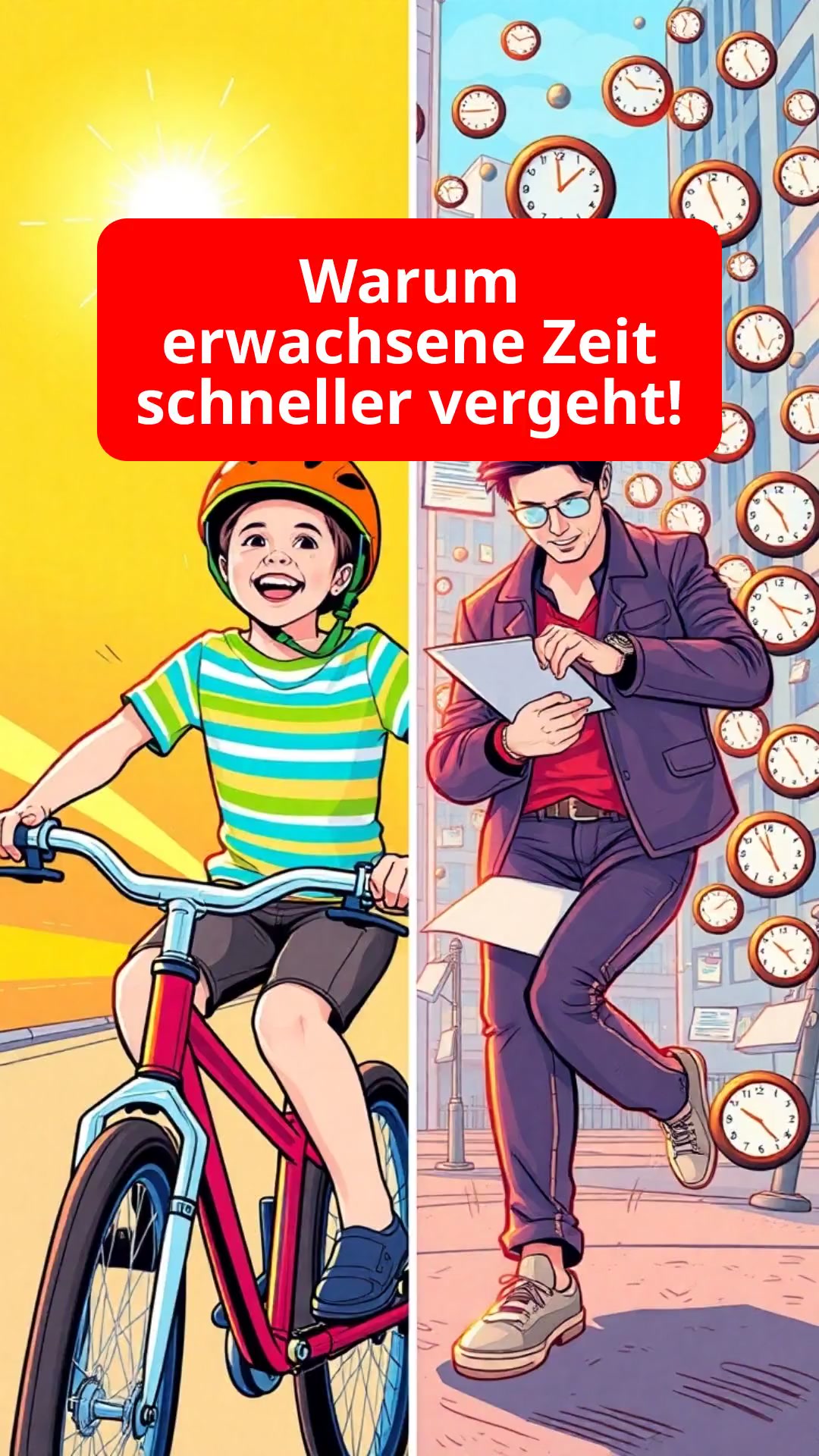 Warum erwachsene Zeit schneller vergeht!
