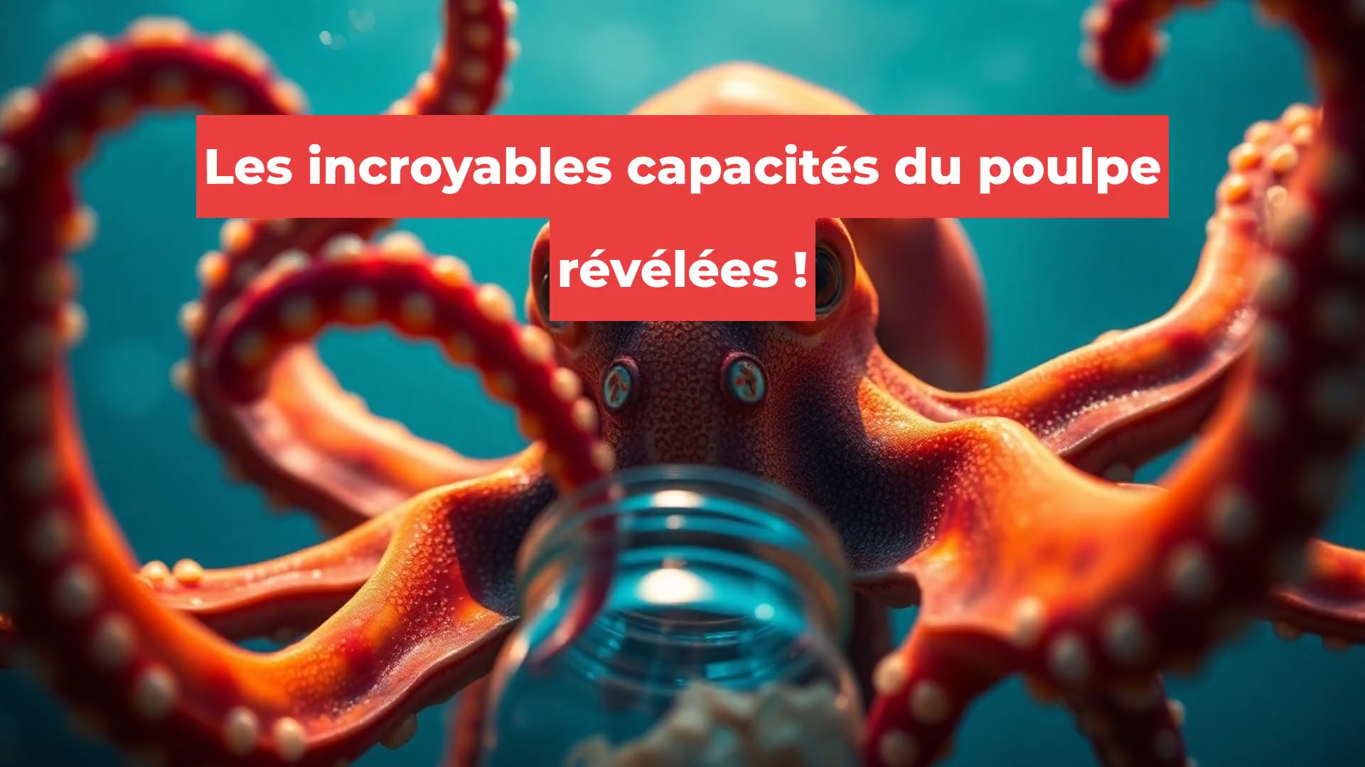 Les incroyables capacités du poulpe révélées !