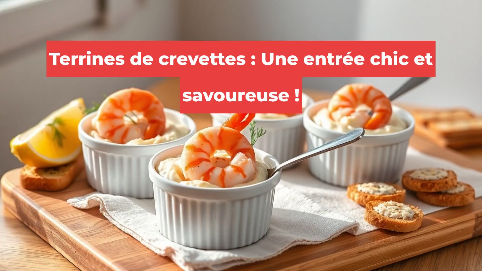 Terrines de crevettes : Une entrée chic et savoureuse !