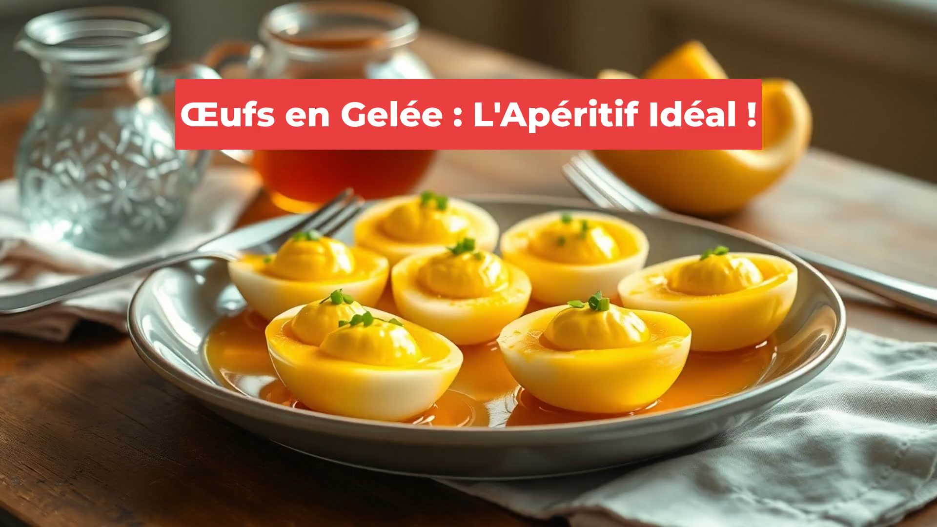 Œufs en Gelée : L'Apéritif Idéal !