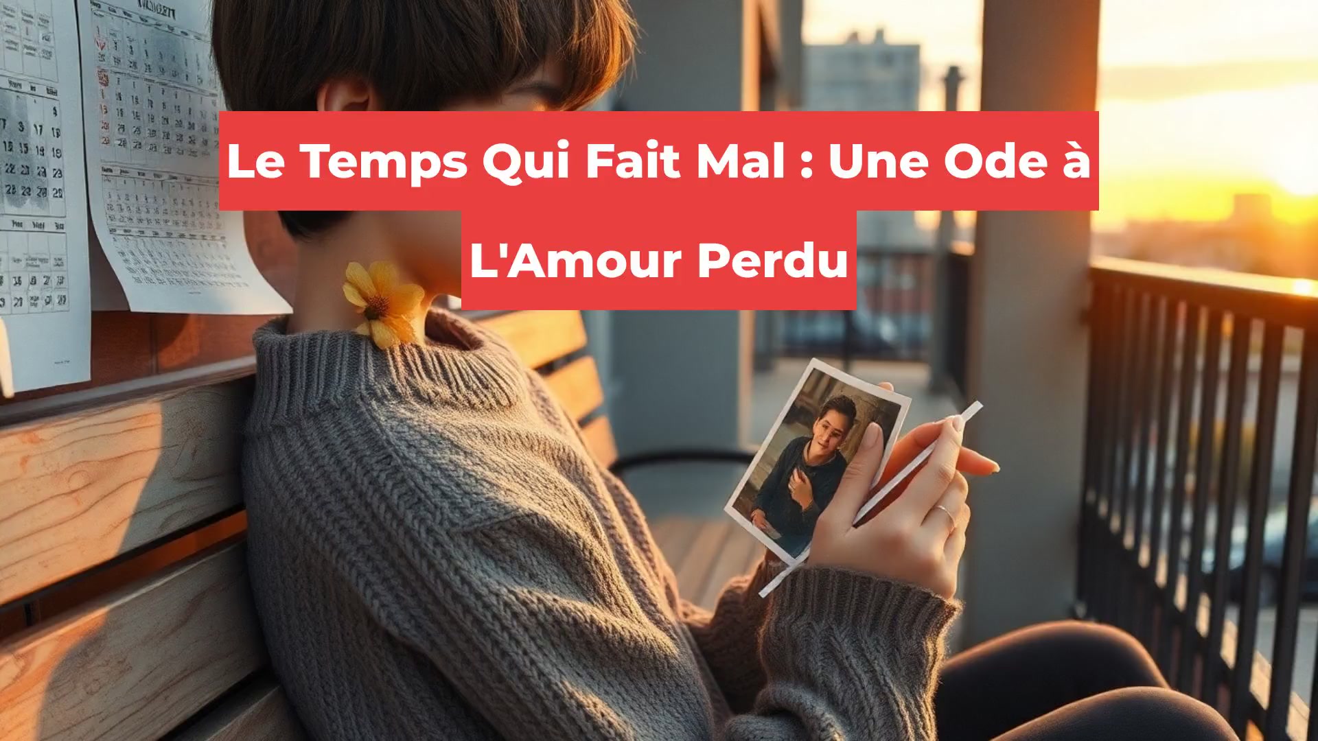 Le Temps Qui Fait Mal : Une Ode à L'Amour Perdu