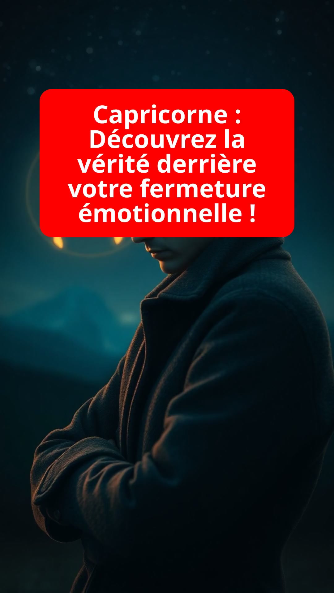 Capricorne : Découvrez la vérité derrière votre fermeture émotionnelle !