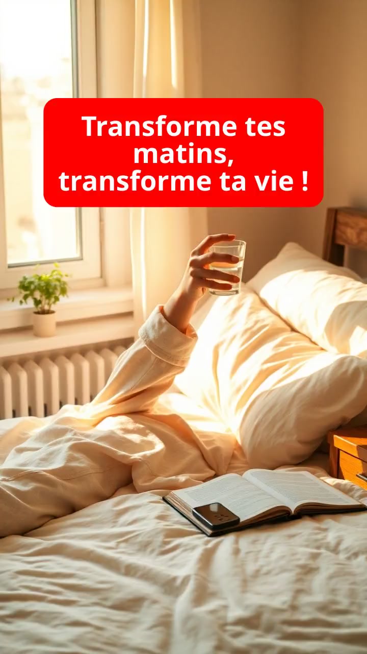 Transforme tes matins, transforme ta vie !
