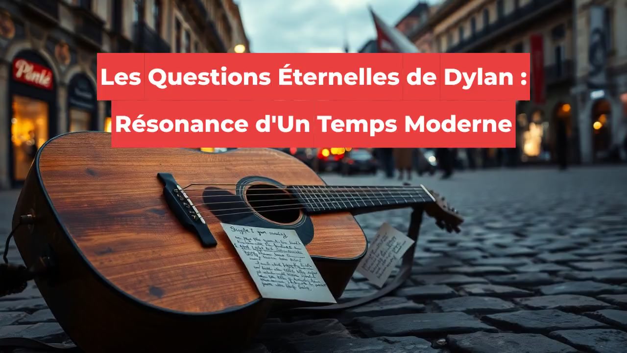 Les Questions Éternelles de Dylan : Résonance d'Un Temps Moderne