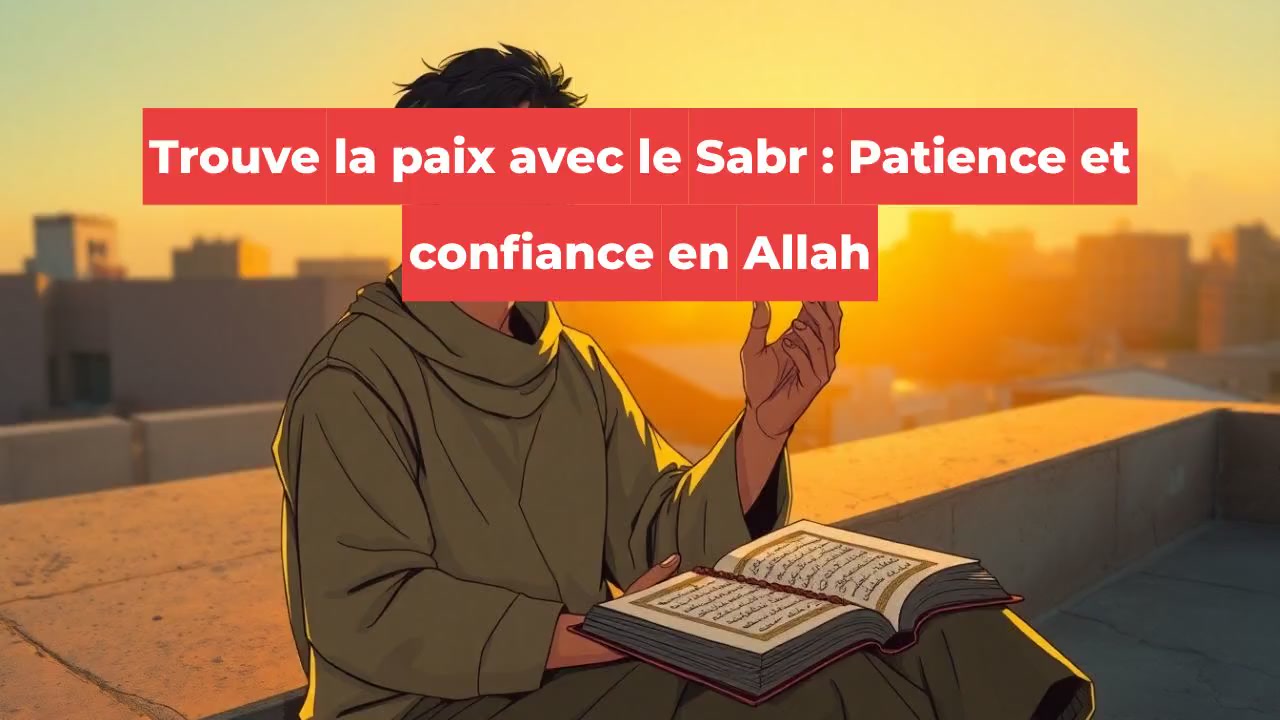 Trouve la paix avec le Sabr : Patience et confiance en Allah