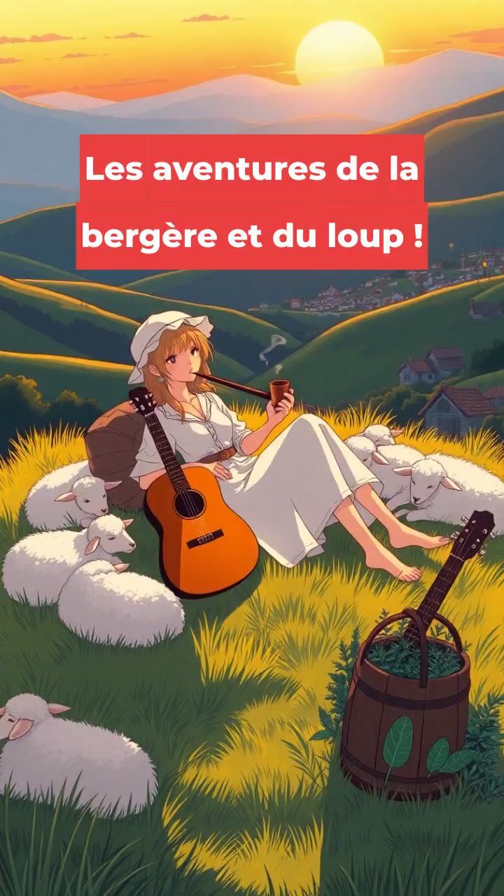 Les aventures de la bergère et du loup !