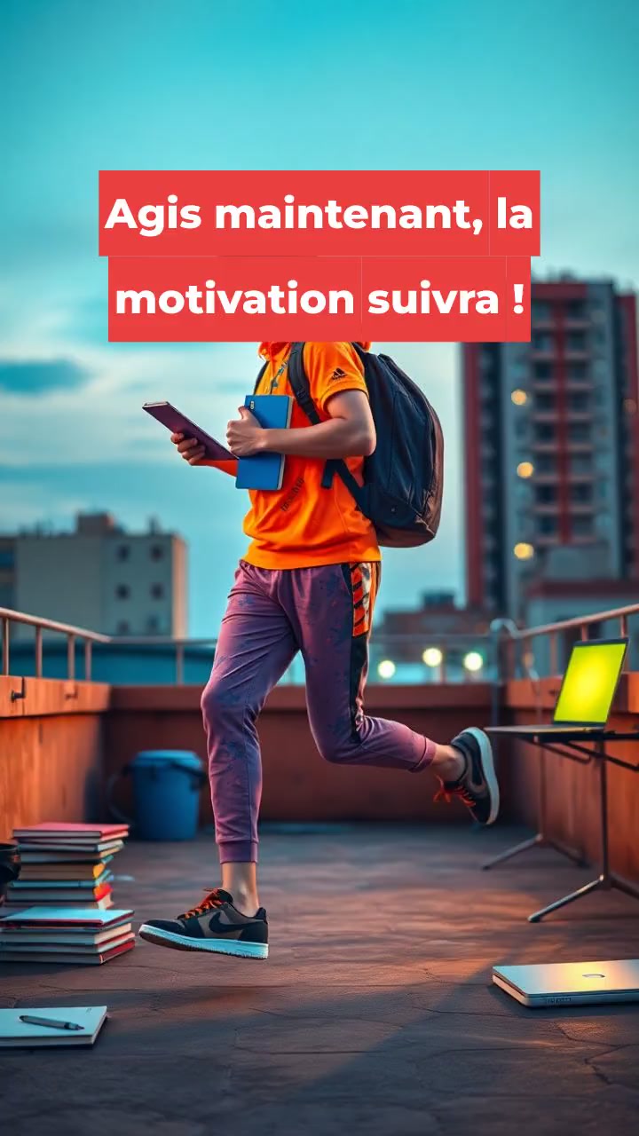 Agis maintenant, la motivation suivra !