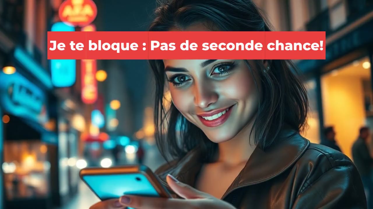 Je te bloque : Pas de seconde chance!
