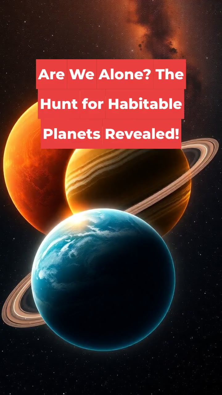 Are We Alone? The Hunt for Habitable Planets Revealed!
