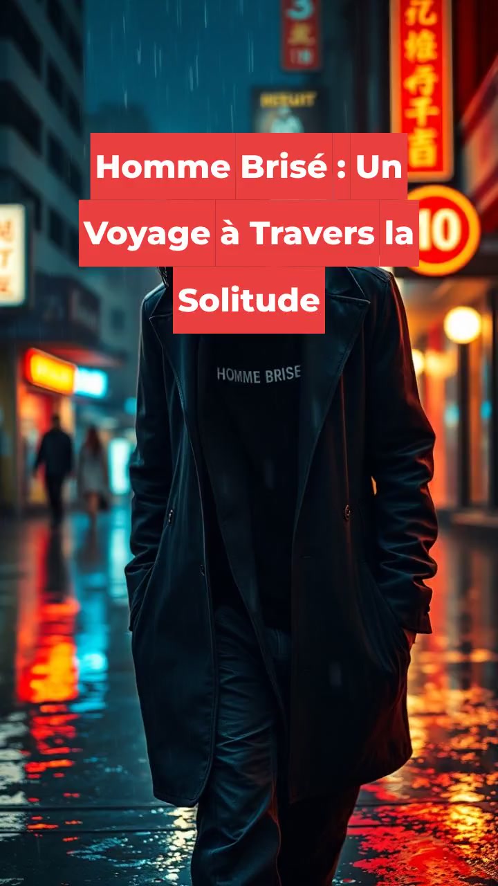 Homme Brisé : Un Voyage à Travers la Solitude