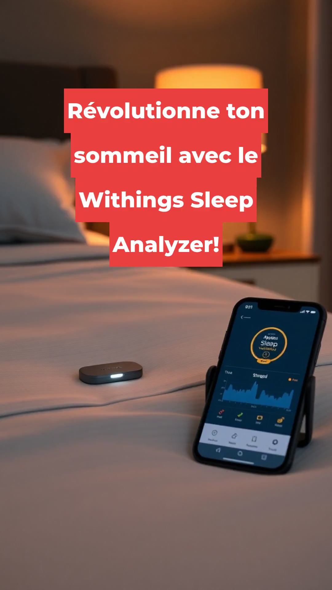 Révolutionne ton sommeil avec le Withings Sleep Analyzer!