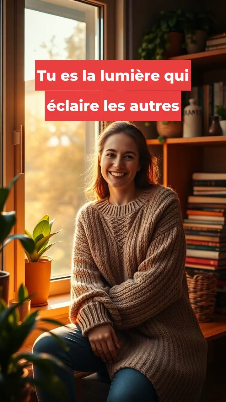 Tu es la lumière qui éclaire les autres