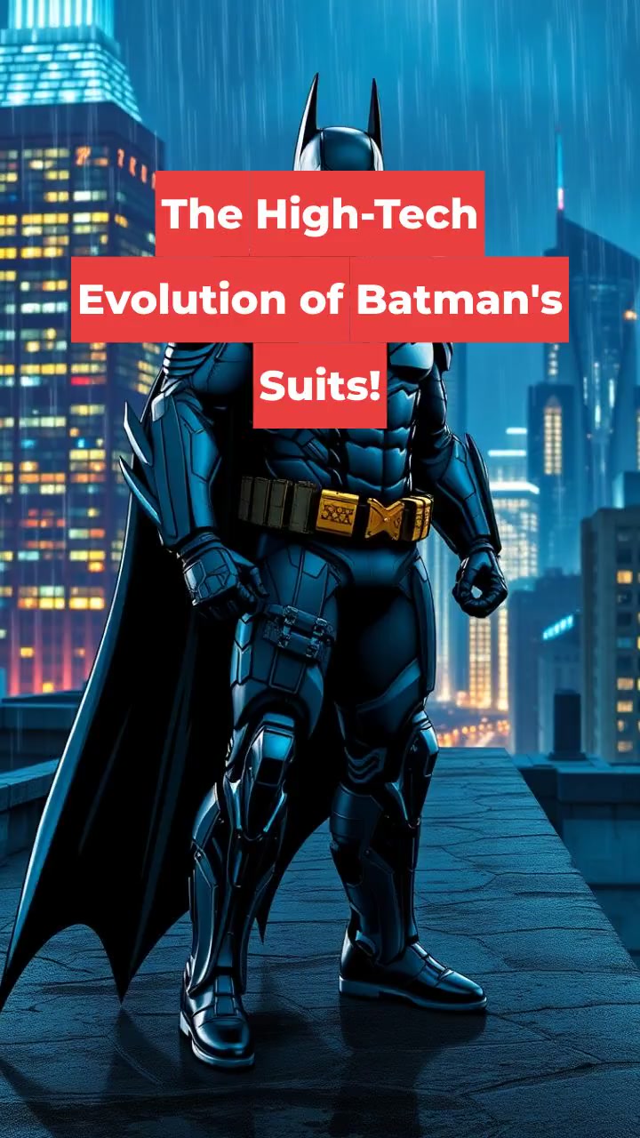 The High-Tech Evolution of Batman's Suits!