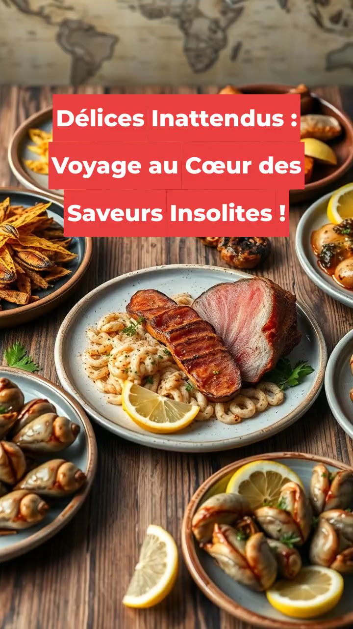 Délices Inattendus : Voyage au Cœur des Saveurs Insolites !