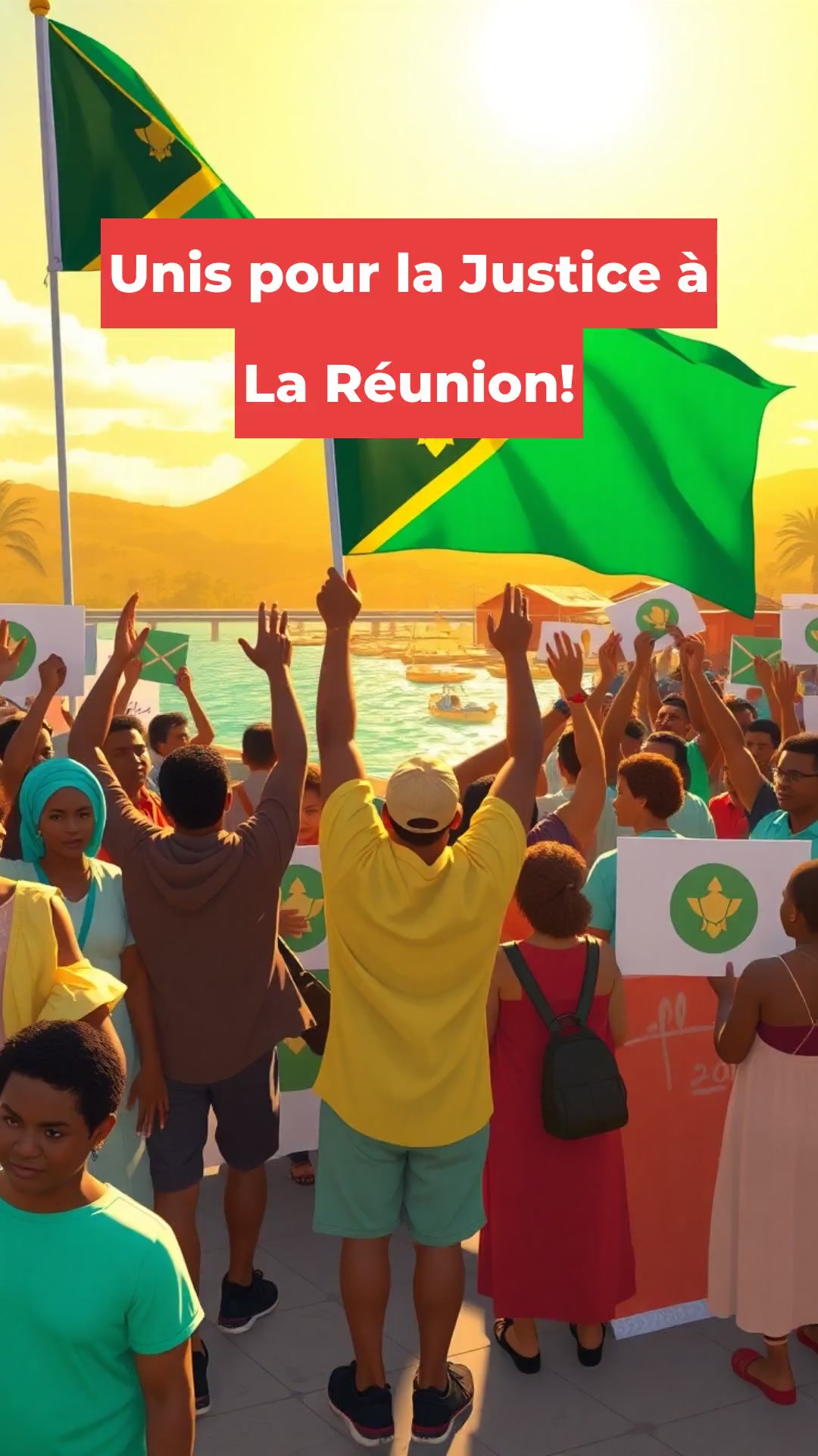 Unis pour la Justice à La Réunion!