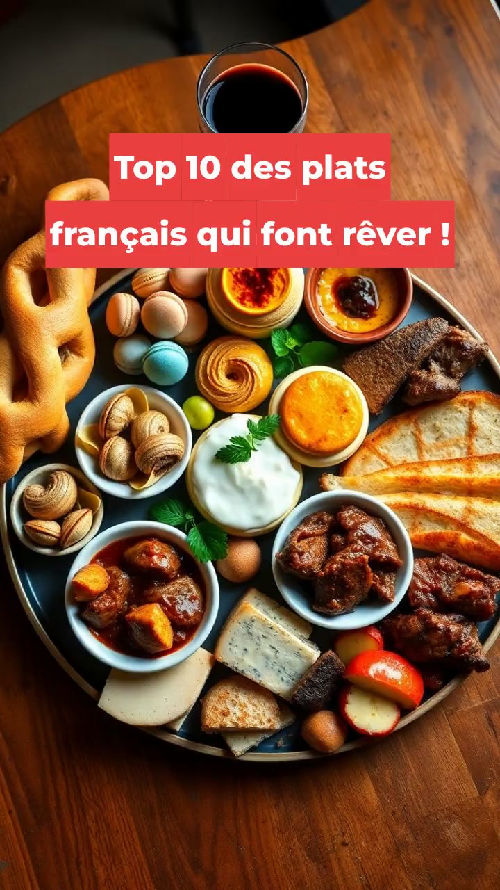 Top 10 des plats français qui font rêver !
