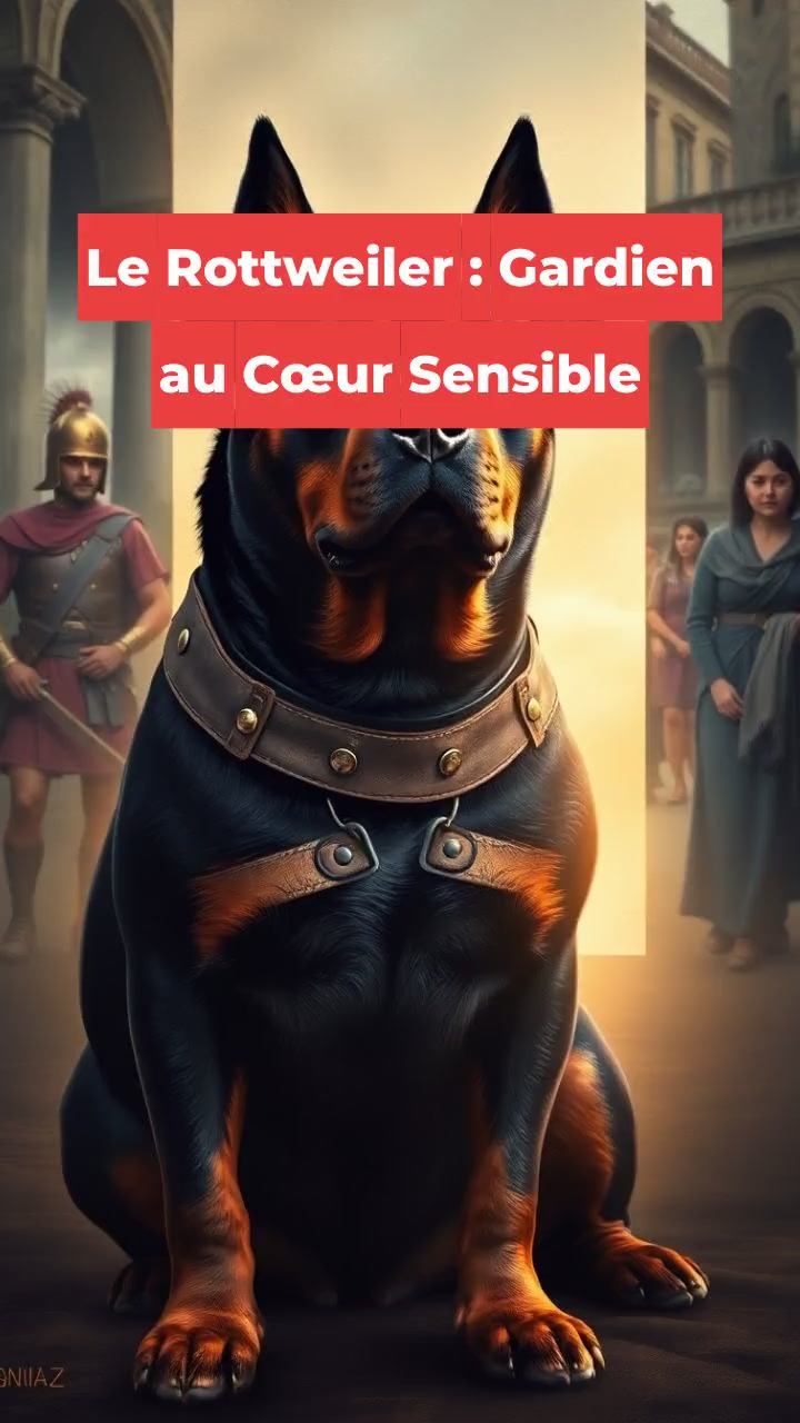 Le Rottweiler : Gardien au Cœur Sensible