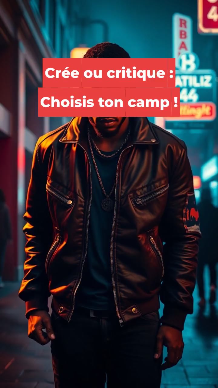 Crée ou critique : Choisis ton camp !