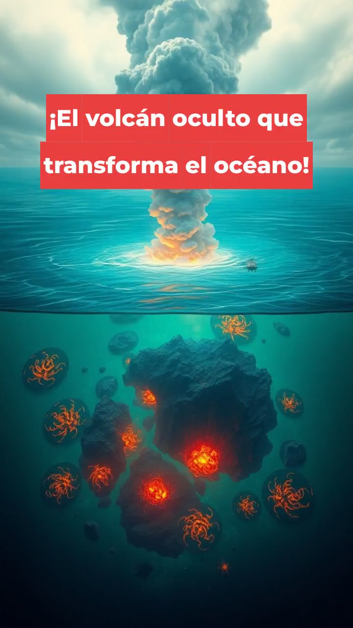 ¡El volcán oculto que transforma el océano!