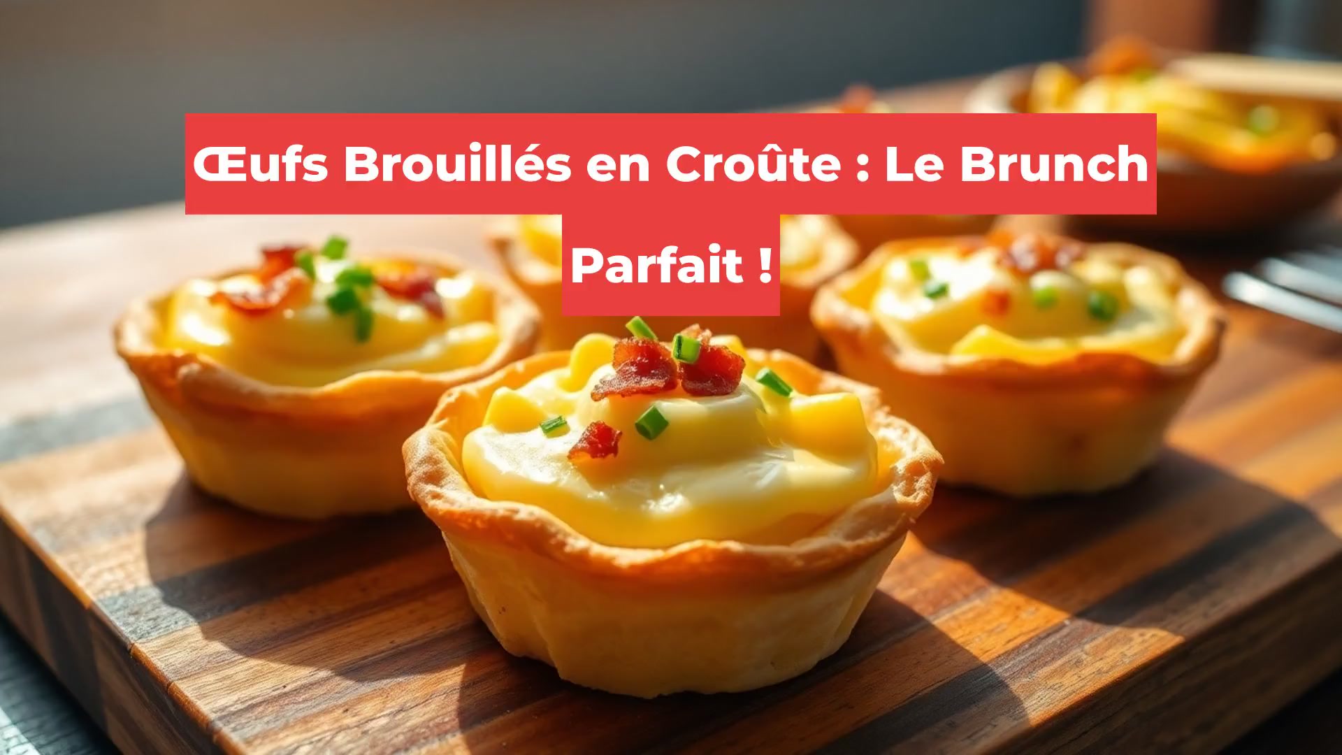 Œufs Brouillés en Croûte : Le Brunch Parfait !