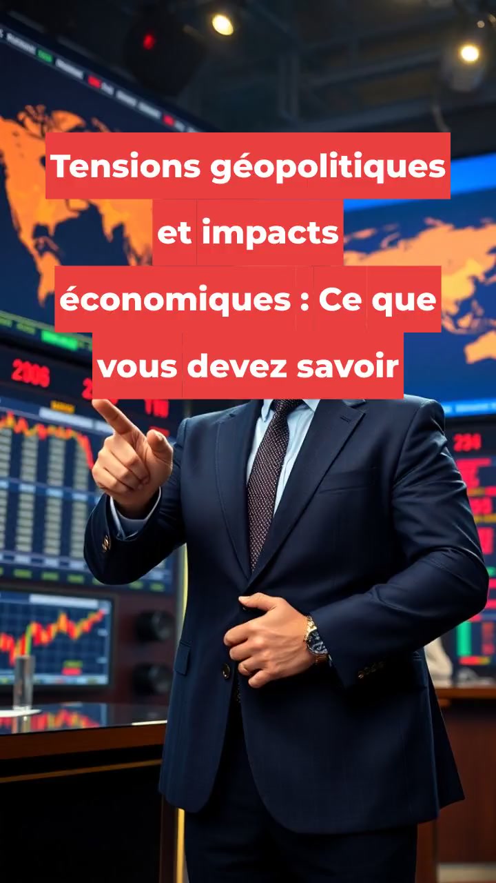 Tensions géopolitiques et impacts économiques : Ce que vous devez savoir