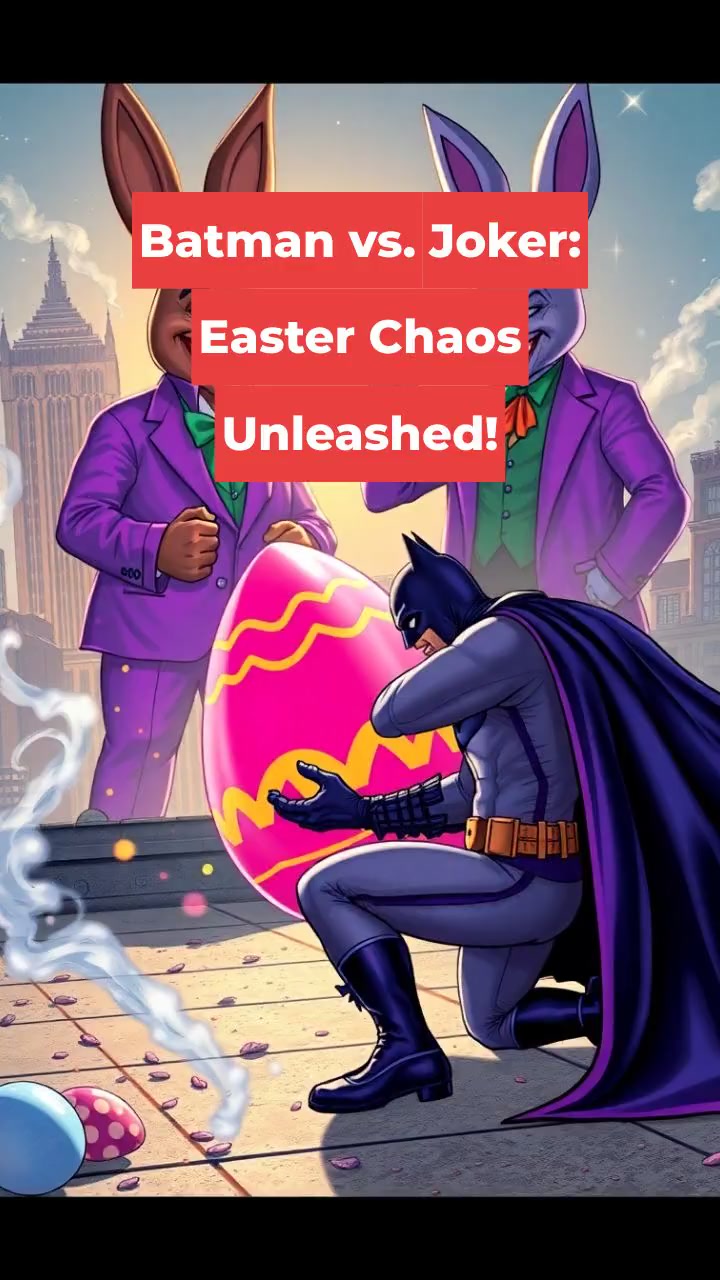 Batman vs. Joker: Easter Chaos Unleashed!