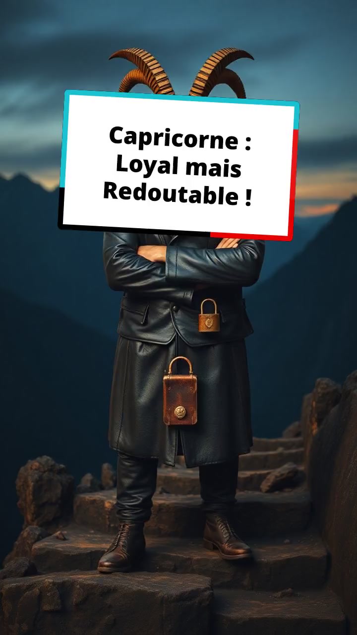 Capricorne : Loyal mais Redoutable !