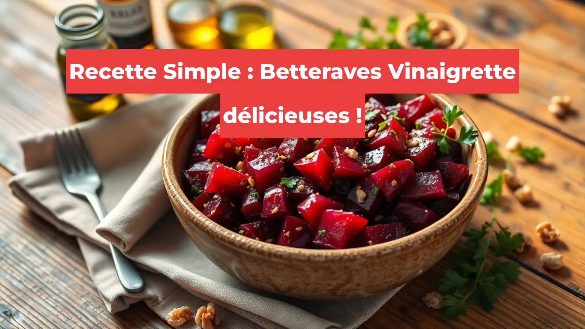 Recette Simple : Betteraves Vinaigrette délicieuses !