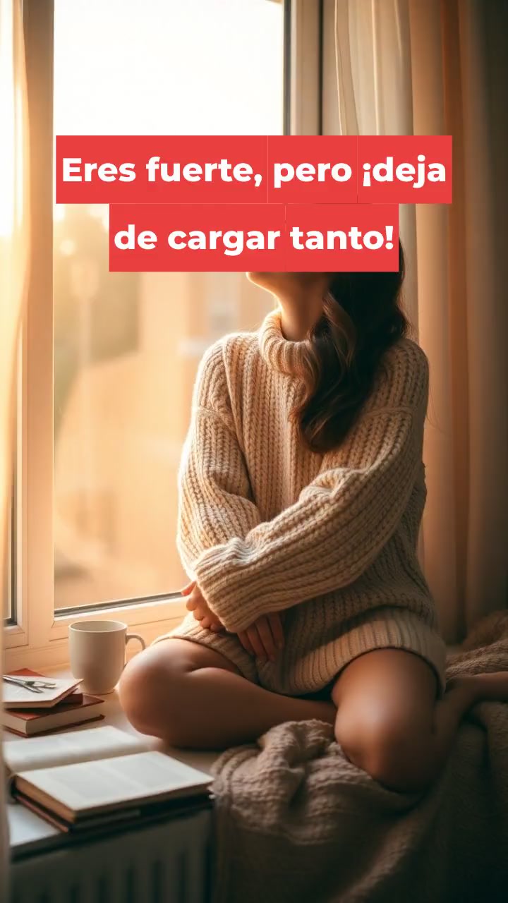 Eres fuerte, pero ¡deja de cargar tanto!