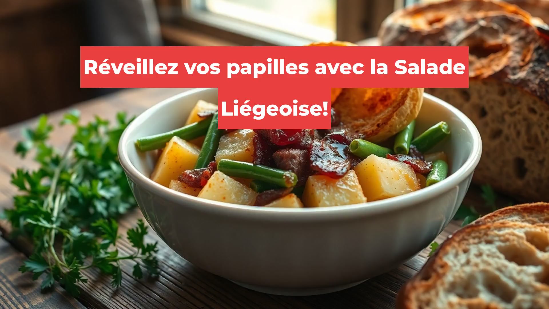 Réveillez vos papilles avec la Salade Liégeoise!
