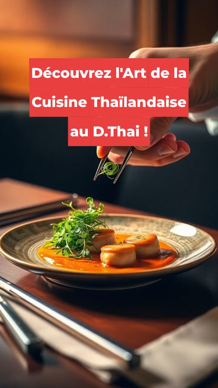 Découvrez l'Art de la Cuisine Thaïlandaise au D.Thai !