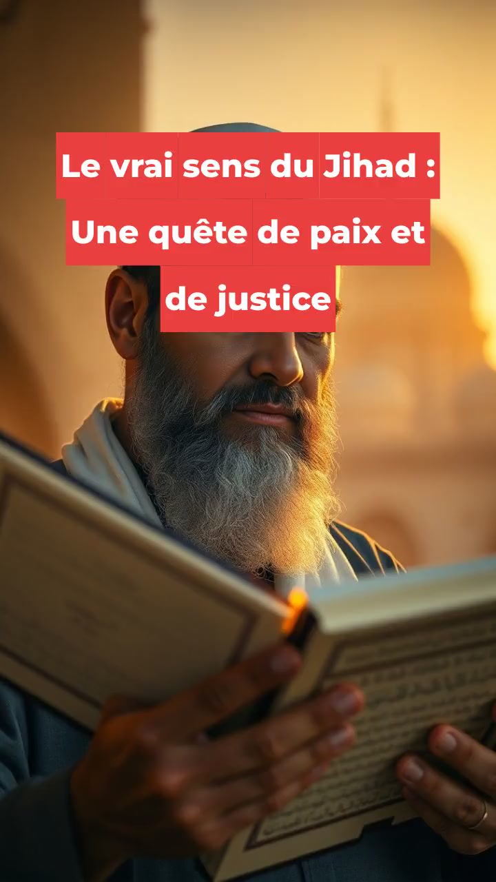 Le vrai sens du Jihad : Une quête de paix et de justice