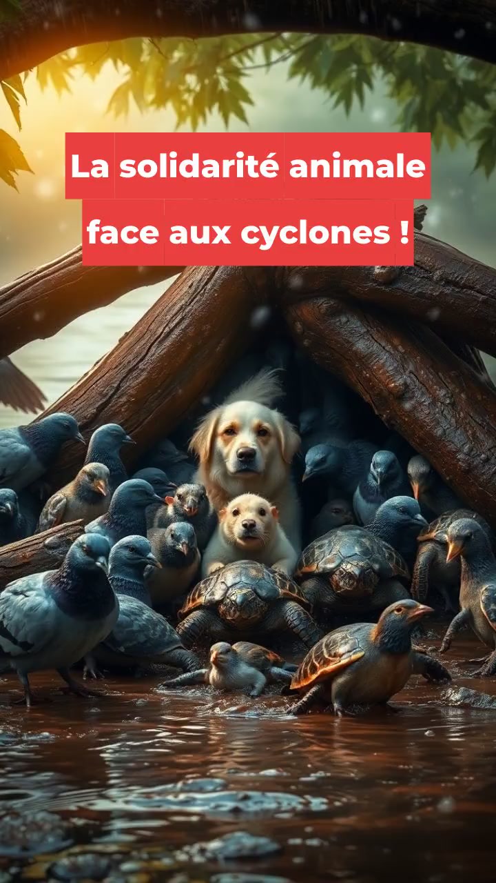 La solidarité animale face aux cyclones !