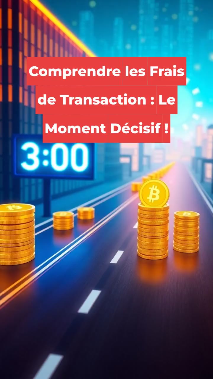 Comprendre les Frais de Transaction : Le Moment Décisif !