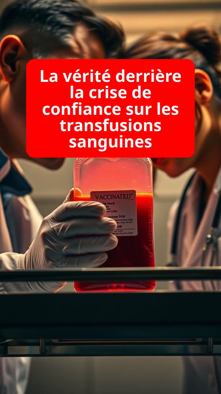 La vérité derrière la crise de confiance sur les transfusions sanguines