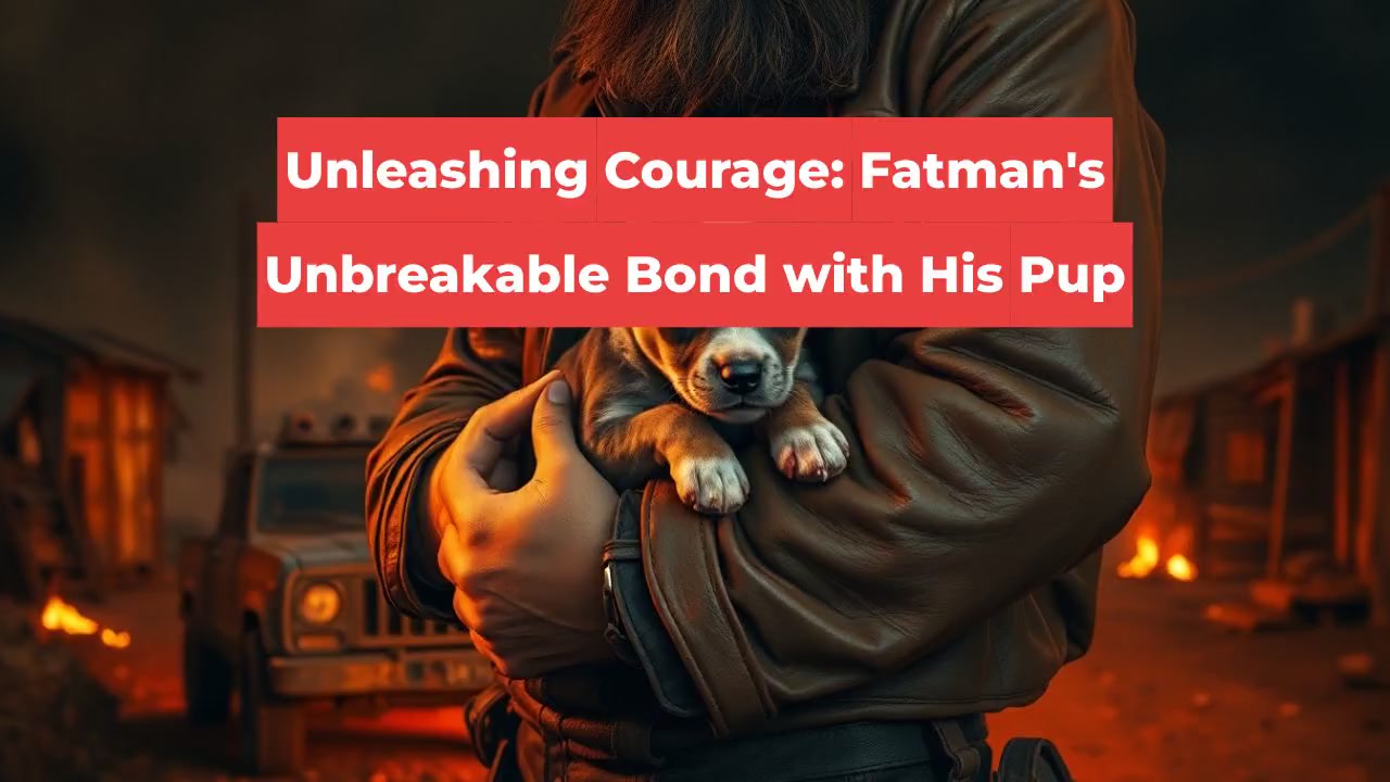 Unleashing Courage: Fatman's Unbreakable Bond with His Pup