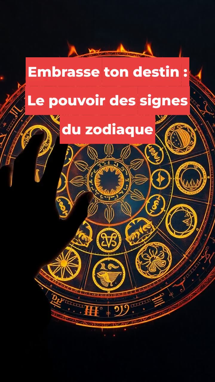 Embrasse ton destin : Le pouvoir des signes du zodiaque