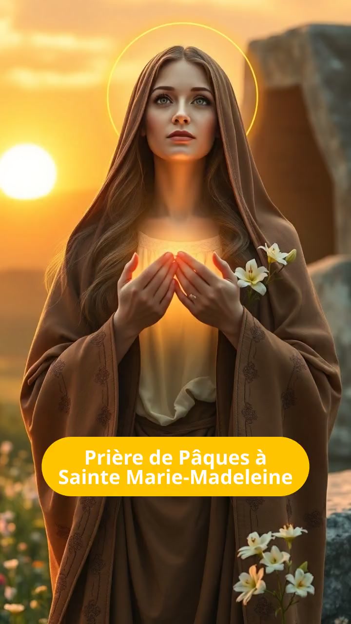 Prière de Pâques à Sainte Marie-Madeleine 